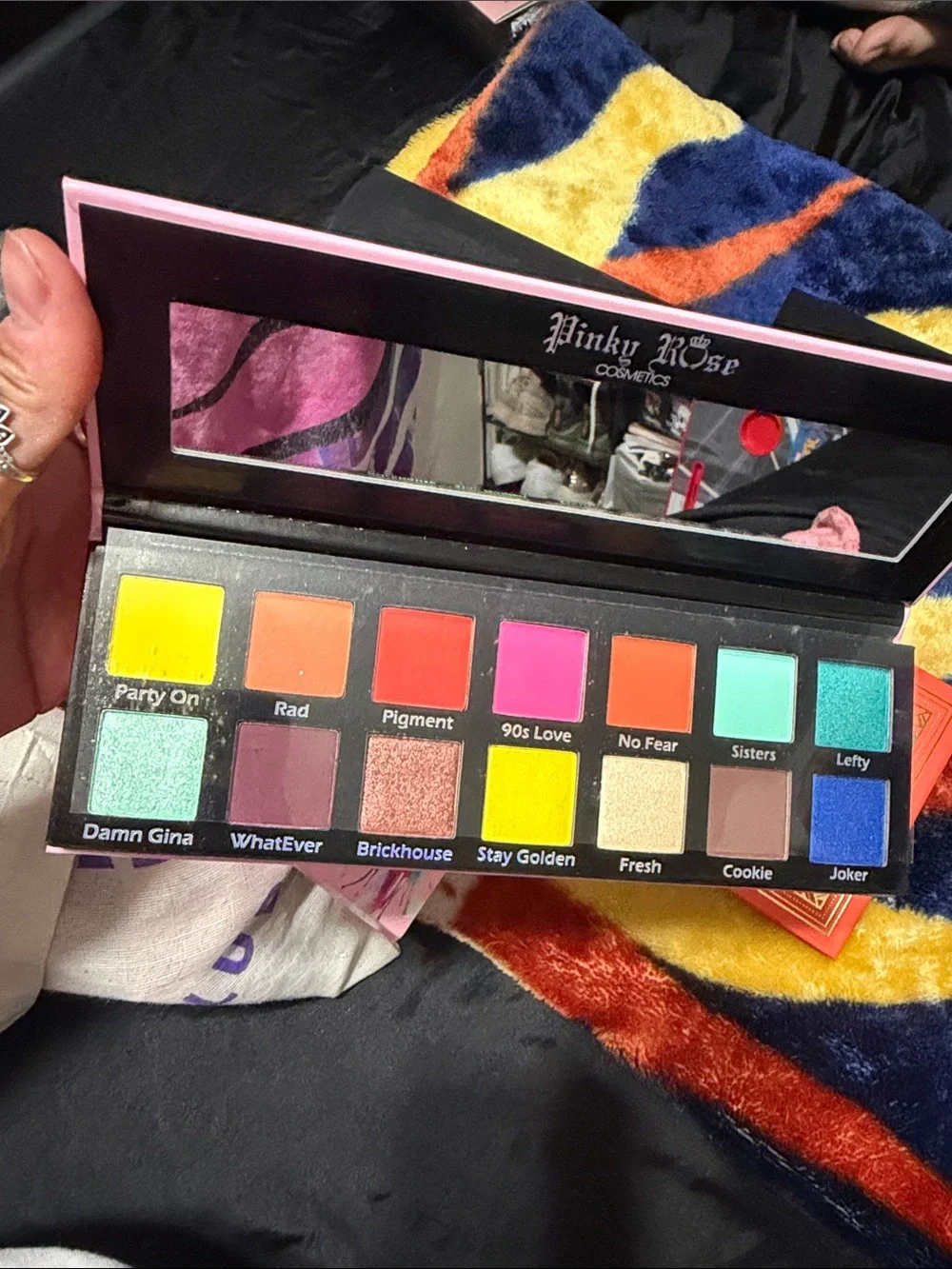 Morphe Eyeshadow Palettes Trio - Pink, Red, Black